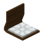 White Floor Chair (Dark Oak) icon