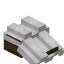 White Roof Slab (Dark Oak) icon
