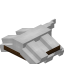 White Longer Top Roof (Dark Oak) icon
