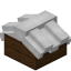 White Top Roof Block (Dark Oak) icon
