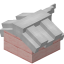 White Longer Top Roof Block (Cherry) icon