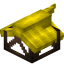 Yellow Longer Top Flat Roof Block (Framed) icon