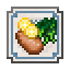 Chicken on Delftware Plate icon