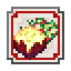 Eggplant Parmesan on Holiday Plate icon