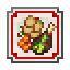 Lamb Chops on Holiday Plate icon