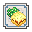 Lasagna on Delftware Plate icon