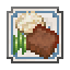 Meatloaf on Delftware Plate icon