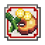 Salmon Steaks on Holiday Plate icon