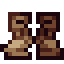 Tan Death Worm Chitin Boots icon