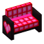 Black Lovely Love Seat icon