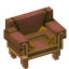 Brown Armchair icon