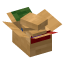 Cardboard Box Filled icon