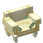 Gold Armchair icon