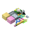 Office Supplies Clutter icon