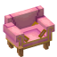 Pink Armchair icon