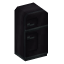 Black Retro Fridge icon