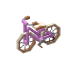 Purple Bicycle icon