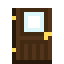 Dark Oak Barn Glassed Door icon