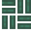 Dark Prismarine Basket Weave Paving icon