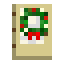 Birch Door with Lit Wreath icon