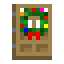 Oak Door with Multi Lit Wreath icon