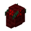 Red Nether Brick Wall with Lit Garland (White Lights) icon