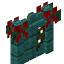 Warped Fence Gate with Lit Wreath icon