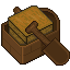 Dark Oak Boat with Chest icon