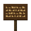 Dark Oak Sign icon