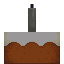 Cake with Light Gray Candle icon