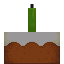 Cake with Lime Candle icon