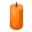 Orange Candle icon