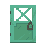 Oxidized Copper Door icon