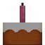 Cake with Pink Candle icon