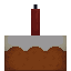 Cake with Red Candle icon