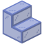 Blue Stained Glass Stairs icon