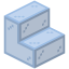 Light Blue Stained Glass Stairs icon