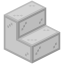Light Gray Stained Glass Stairs icon