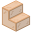 Orange Stained Glass Stairs icon
