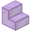 Purple Stained Glass Stairs icon