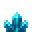 Large Aquamarine Crystal Bud icon