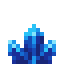Large Sapphire Crystal Bud icon