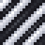 Black on White Hazard Stripes icon