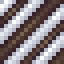 Brown on White Hazard Stripes icon