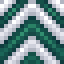 Cyan on White Chevron icon