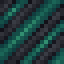 Cyan on Black Hazard Stripes icon