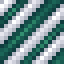 Cyan on White Hazard Stripes icon