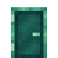 Cyan Hinged Locometal Door icon