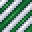 Green on White Hazard Stripes icon