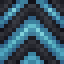 Light Blue on Black Chevron icon